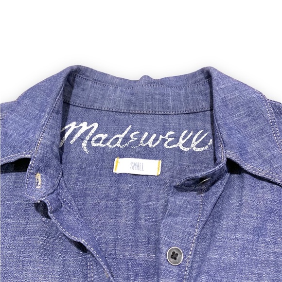 ✨Madewell Denim Button Down Tunic Top - Picture 3 of 7